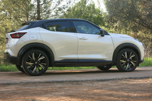 ניסאן ג'וק מבחן דרכים